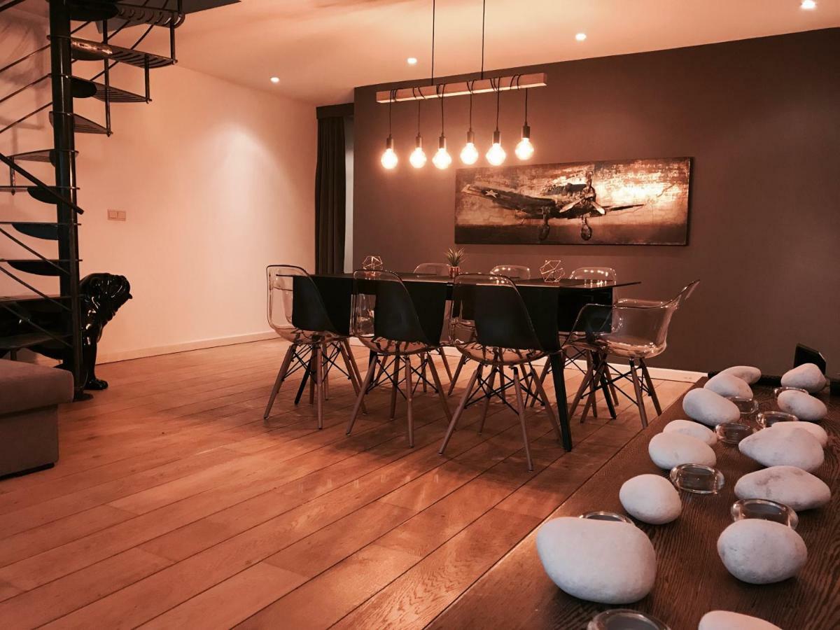 Ferienwohnung Luxury Loft Duplex Penthouse Of 190M2 & Free Parking ! Brüssel Exterior foto